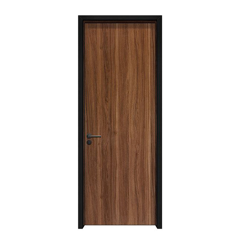 Wooden Color Plywood Hollow Aluminum Honeycomb Semi Solid Core Flush Door French Style Interior Wooden Door