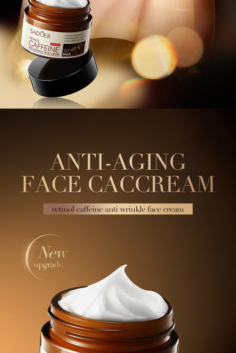 Full English Retinol Caffeine Face Cream50g SADOER Hydrating Moisturizing Cream  Wholesale