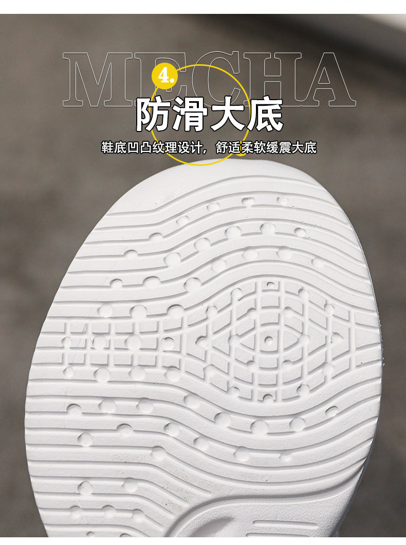 Red Rabbit7Boys' Lightweight Non-Slip Sports Shoes New Spring and Autumn Children's Casual Running Shoes Mesh Breathable Girls' Shoes