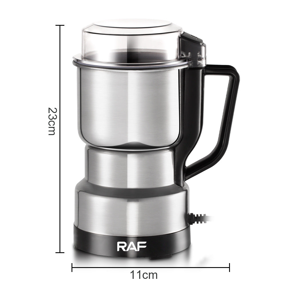 RAF EU Standard Household Lightweight Grinding Cup Portable Coffee Bean Grinder Electric Coffee Grinder Dry Grinder R.7132