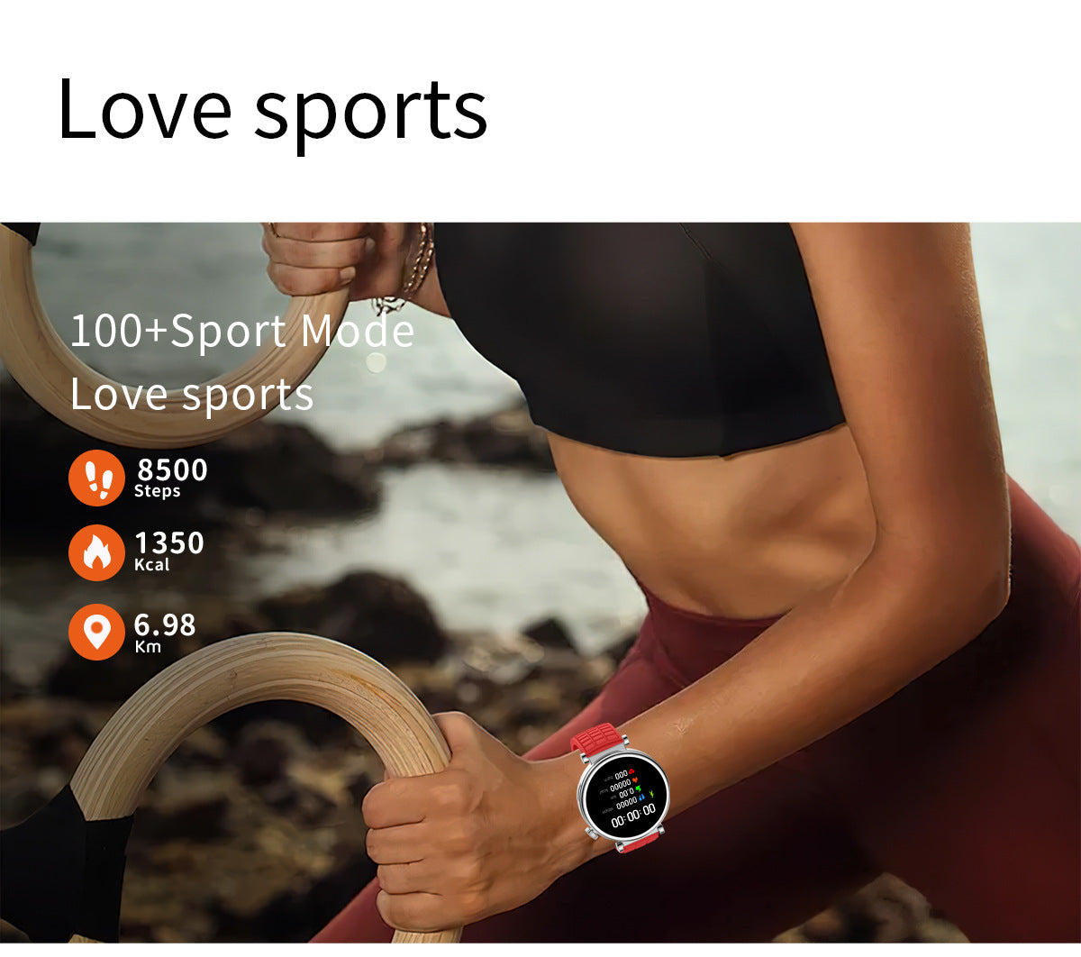 Z01 Mini Smart Watch Bluetooth Call True Heart Rate Step Sleep Monitoring Exquisite Ladies Outdoor Sports