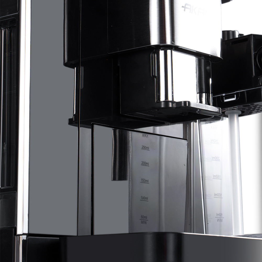 AKＡＮＥEuropean Standard Cross-Border Pump Pressure　Steam Milk Frother Household Small Semi-Automatic Italian Coffee Machine