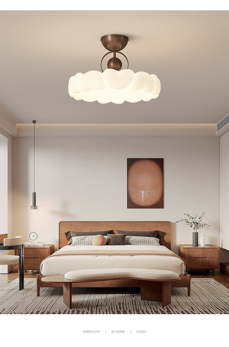 Bedroom Ceiling Light French Vintage Cream Master Bedroom Room Lighting Full Spectrum Eye Protection Modern Simple Study Light