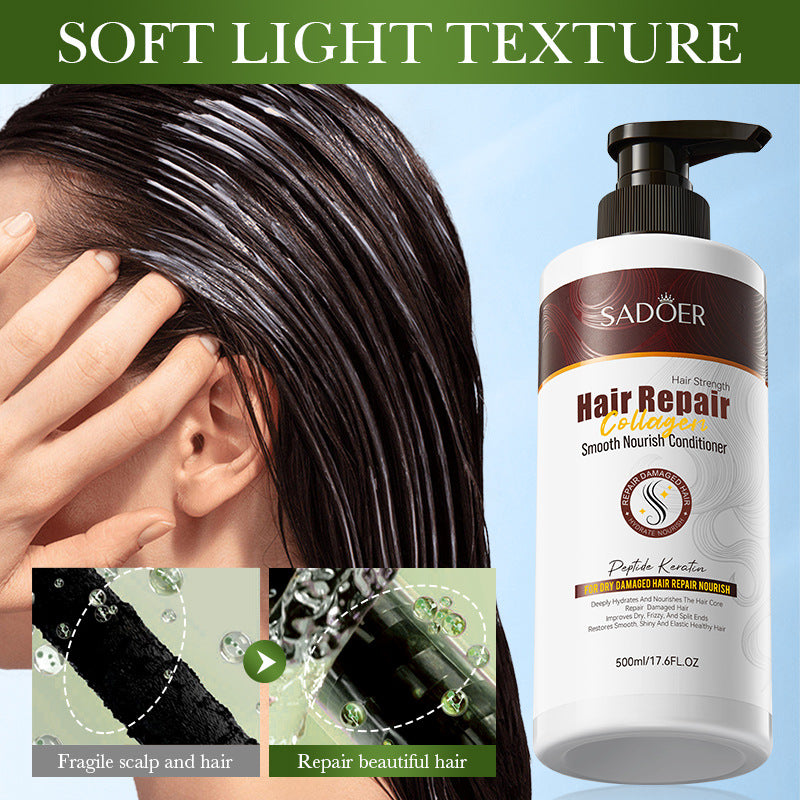 Collagen Smooth Conditioner SADOER Repair and Nourishing Hair Conditioner Cross-Border Wholesale