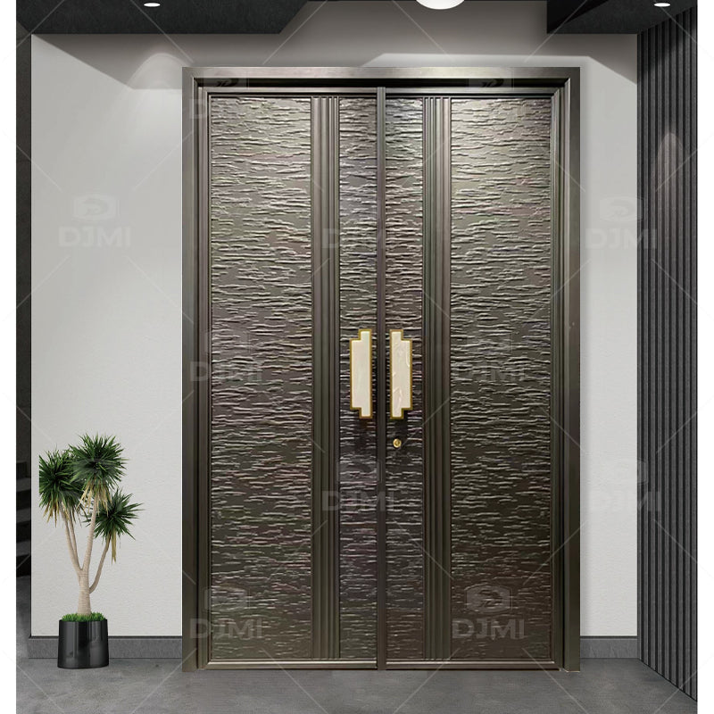 China Top Manufacturer Custom Hurricane Impact Entry Doors Exterior Entrance Door Modern Front Oversized Entry Doors