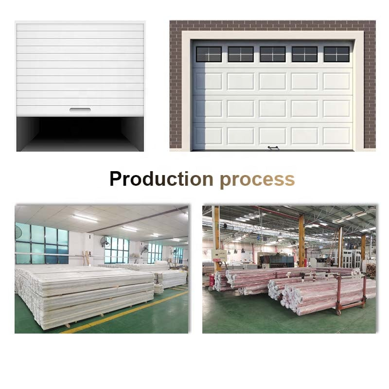 Multifunctional Automatically Door Panels Electric Garage Doors Car Park Auto Gate