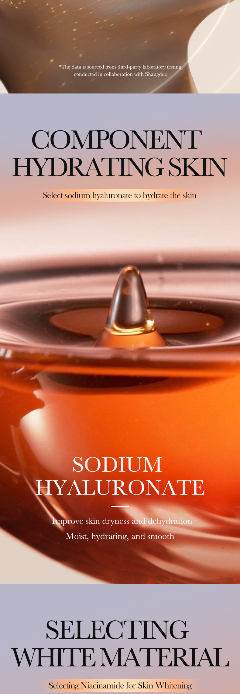 Five Dimensions in Full English C Skin care product set SADOER Whitening and brightening skin care six-piece set  foreign trade wholesale