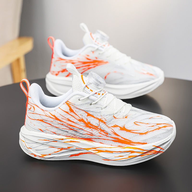 New children's casual running shoes, soft and comfortable mesh shoes, anti-slip and wear-resistant professional running shoes for boys