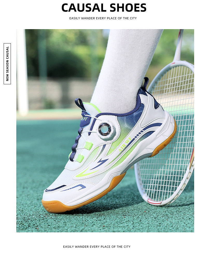 Children's Badminton Shoes New Table Tennis Breathable Soft Sole Lightweight Non-Slip Professional Competition Training Boys' Sports Shoes