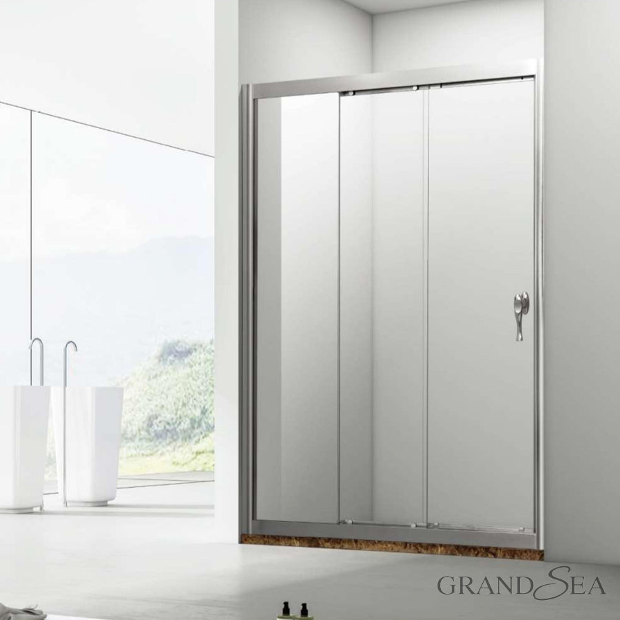 Grandsea Custom Aluminum Frame Slide Bathroom Glass Shower Door Portable Shower Room