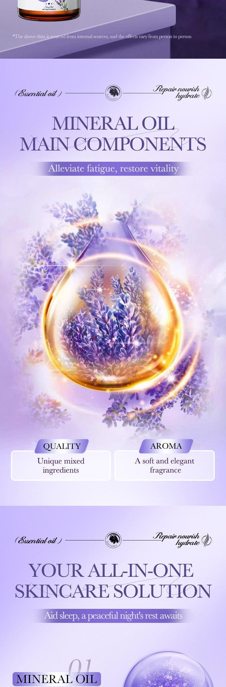 SADOER薰衣草精油香氛改善睡眠，缓解疲劳，跨境外贸批发