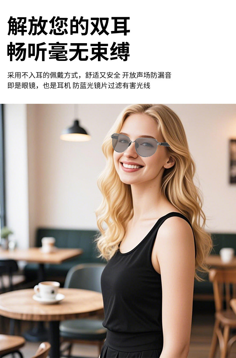 Small Order Wholesale Smart Glasses ai Translation Bluetooth Conference Call Wearable Office Multi-Scene Universal AI Office