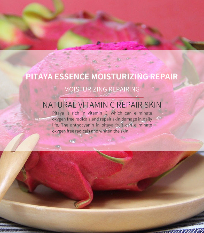 Cross-border Plant and Fruit Face Mask25g  Red Pomegranate Mango Oligopeptide Moisturizing Mask Export Manufacturer Wholesale