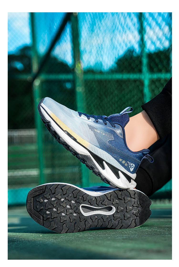 Sports Shoes Men2025New Breathable Anti-Slip Shock Absorption Sports Shoes Soft Sole Casual Lightweight Versatile Professional Fitness Shoes