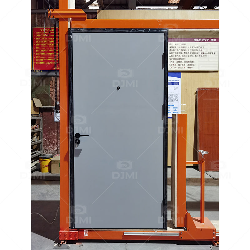 Popular Ecotype Aluminum Frame Wood Panel Door Melamine/HPL Plywood Swing Sound Proof Interior Wooden Door