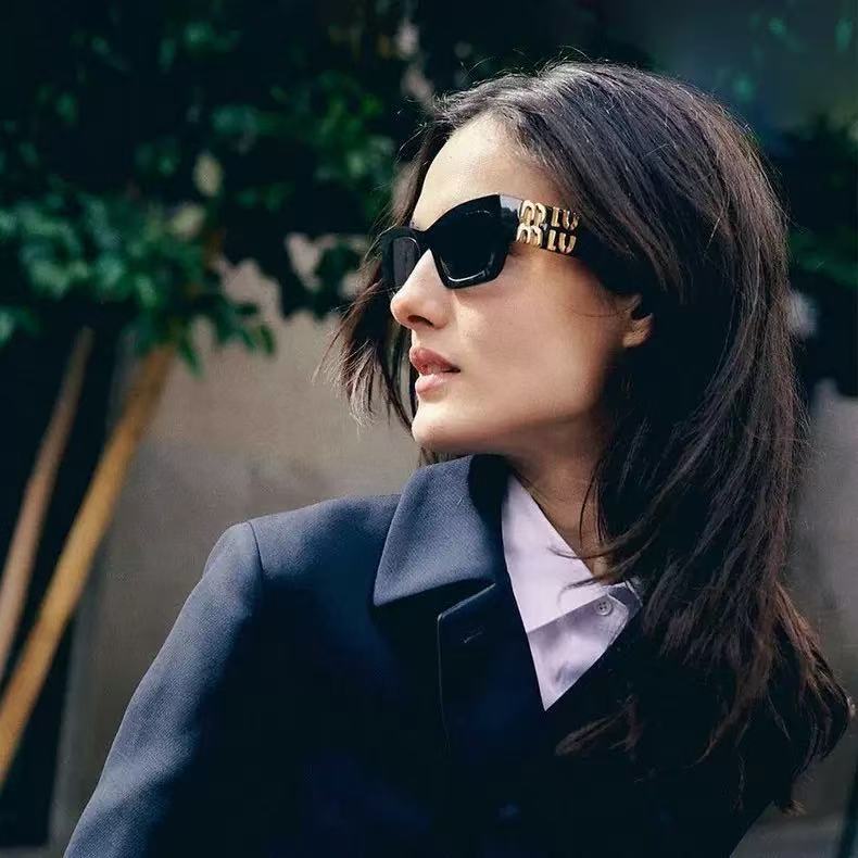 09w Sunglasses for Photos High-end UV Protection Outdoor Fashion Internet Celebrity Same Style Sunglasses Trendy ins