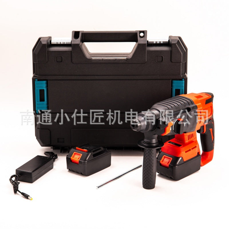 High-Power Multi-Function Cordless Rechargeable Lithium Battery Tool Cross-Border Foreign Trade Industrial Grade Concrete Impact Hammer