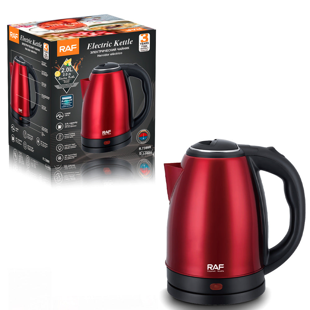 RAF European Standard Double-layer Anti-dry Boiling Kettle for Kitchen2L Health Kettle Fast Electric Kettle R .7399