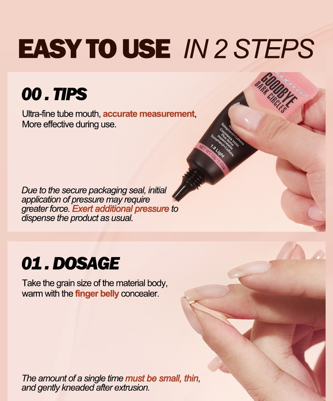 Bestselling Concealer Liquid Covers Facial Acne Marks, Blemishes, Spots, Dark Circles, Non-Cakey, Smooth Application, Concealing and Brightening Liquid