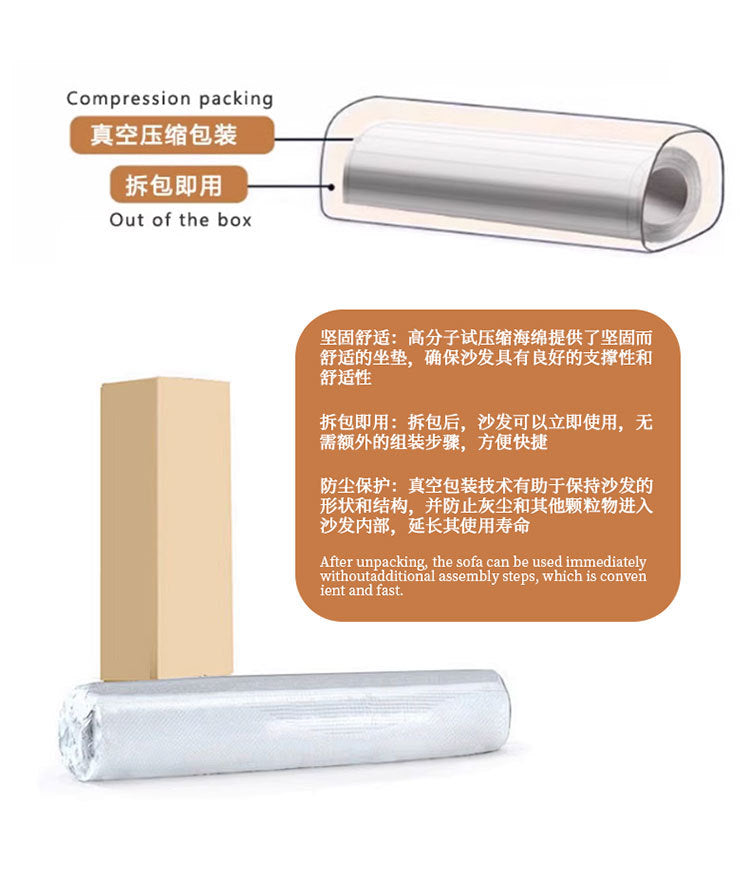 Tatami Fabric Sofa Foldable Compression Small Apartment Living Room Homestay Apartment Tatami Compression Sofa Bed