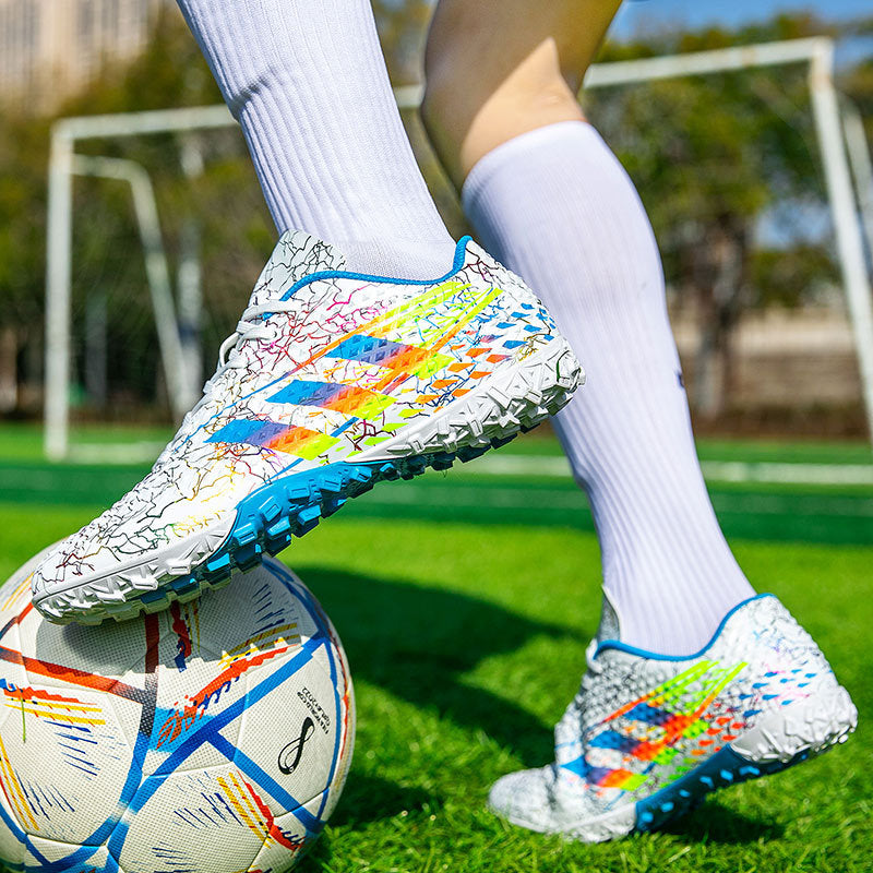 New professional football shoes for men and women AG Spike TF Broken Nail Youth Student Grassland Competition Training Shoes