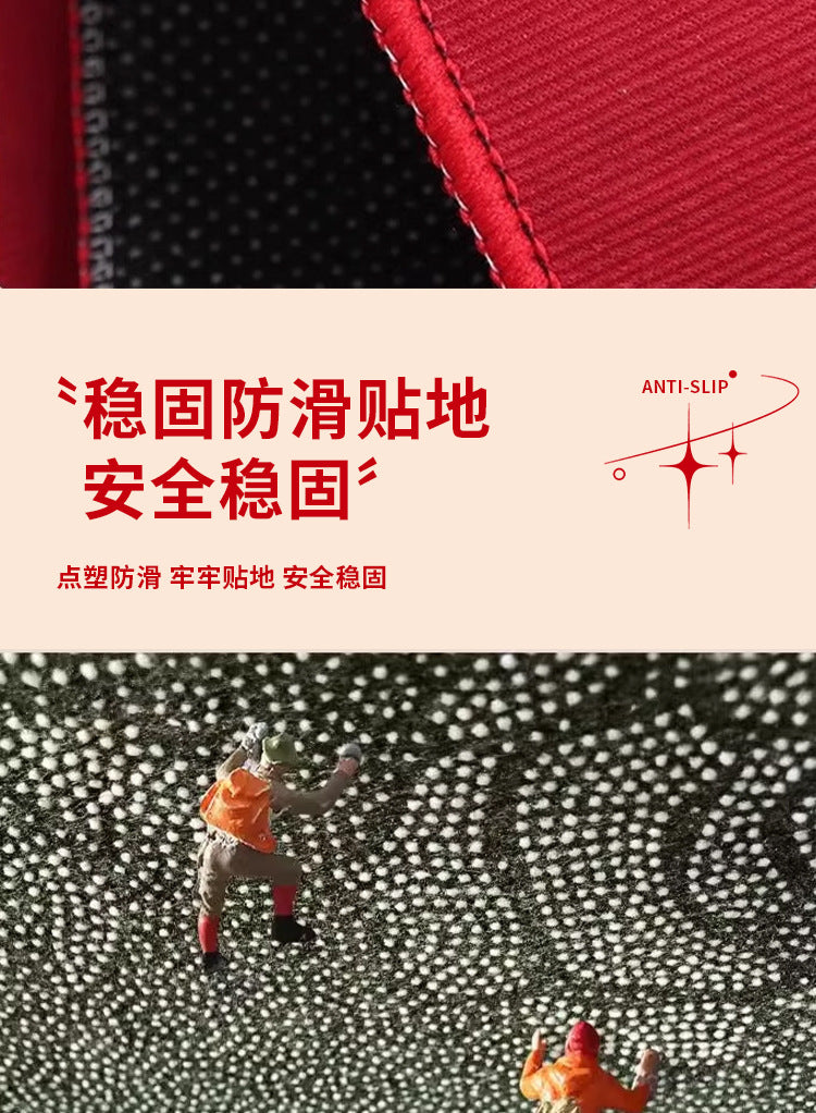 2026Year of the Horse Doormat New Year Red Festive Entrance Door Mat Spring Festival Atmosphere Dust Removal Foot Mat