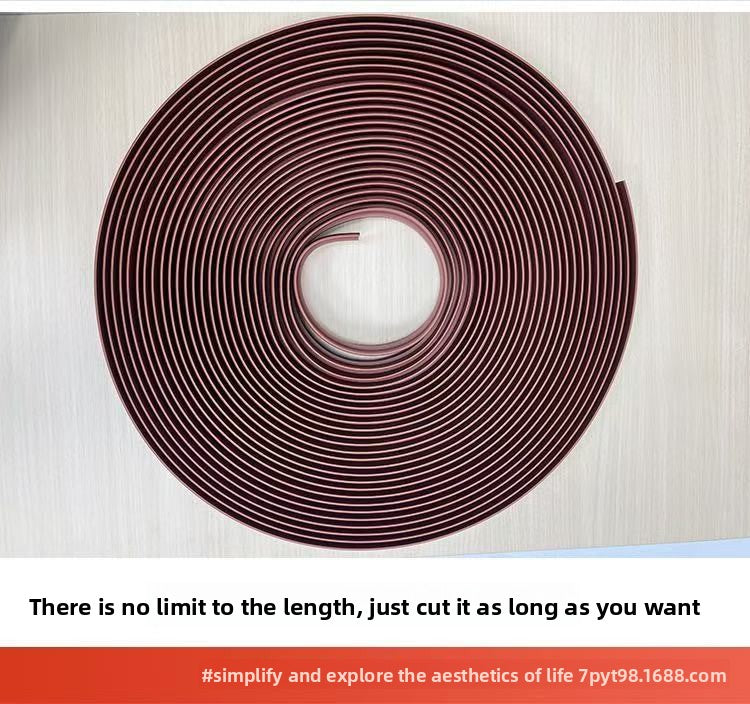 Self-Adhesive T Recessed edge trim for wooden flooring T Edge trim strip, threshold strip, gap transition strip, door strip, edge presser strip