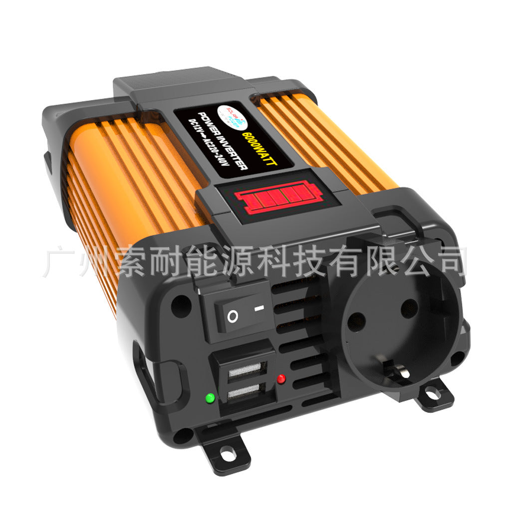 Vehicle Inverter300W/500W 12V Turn110V 220V Battery Level Indicator inverter