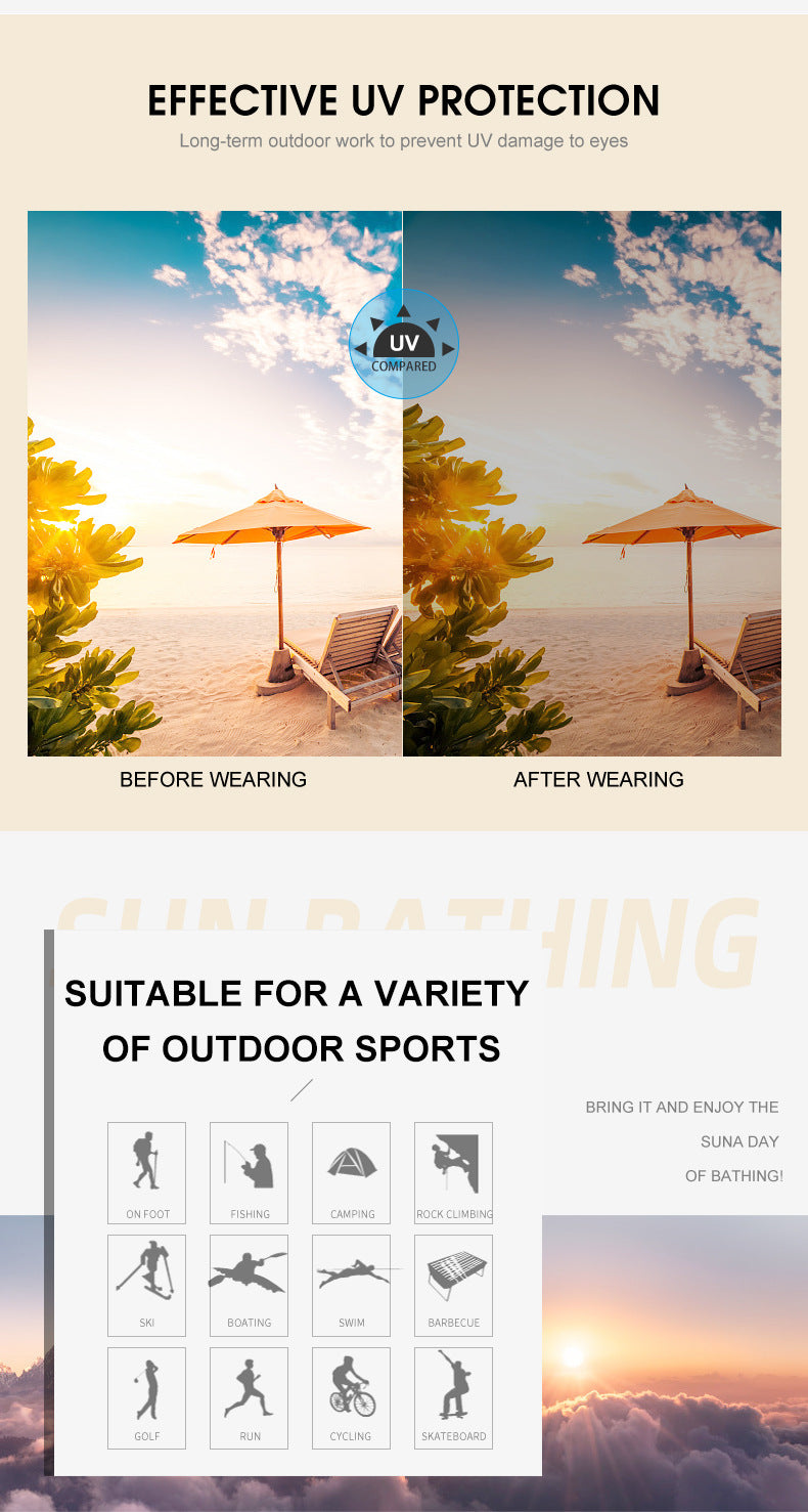 Fashion Large Frame Integrated Sunglasses for Women Trendy Sports Outdoor Cycling Windproof Coldproof Anti-fog Ski Goggles for Men