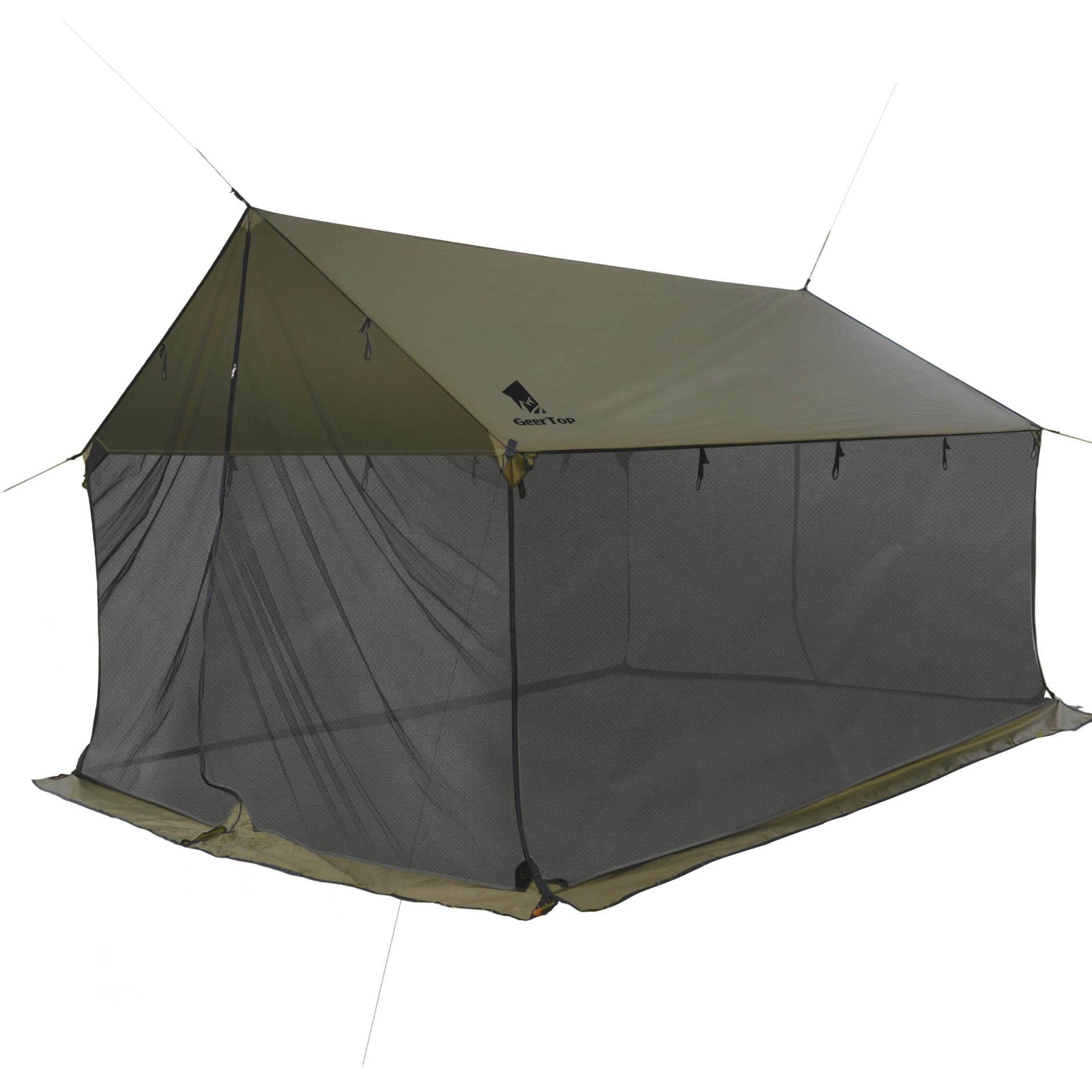 New Canopy Tent Outdoor Camping Picnic Sunshade Rainproof Mosquito-proof Camping Canopy Large Space