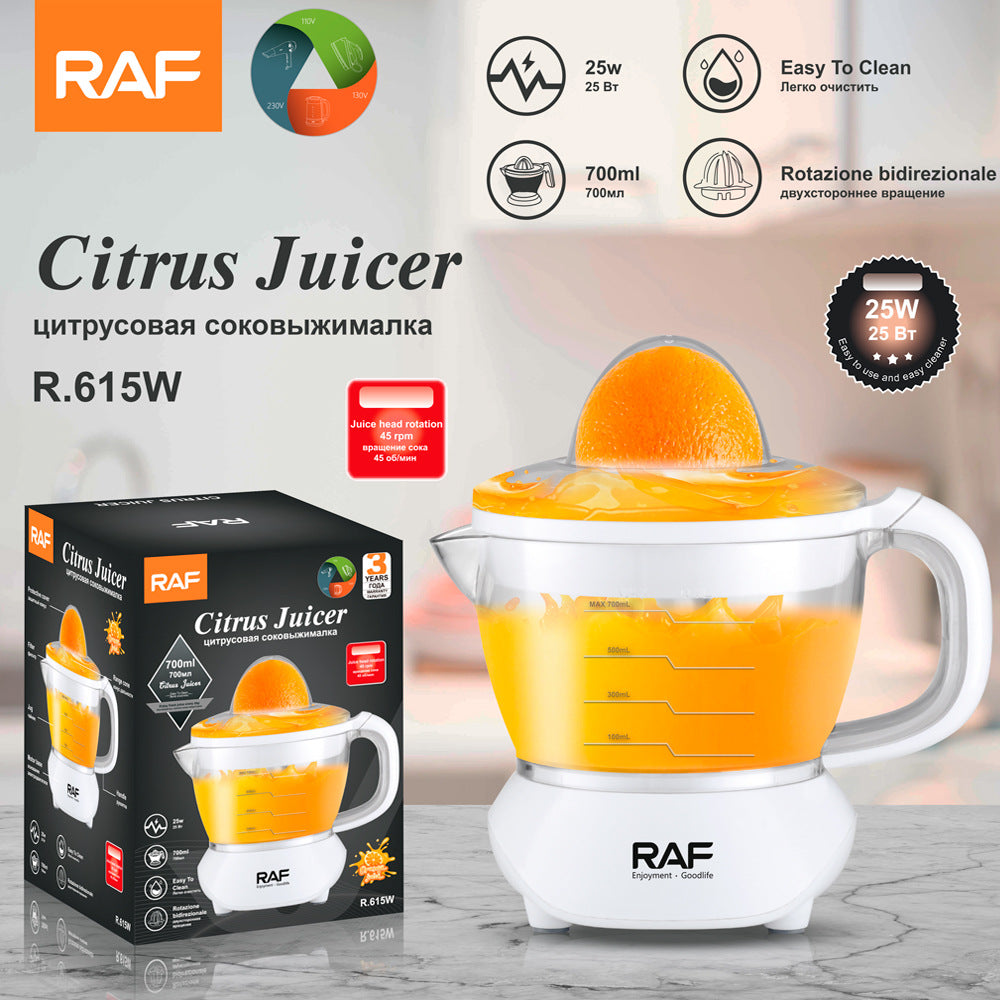RAF EU Plug Electric Fresh Orange Juicer1L Household automatic juicer lemon orange juicer small portable