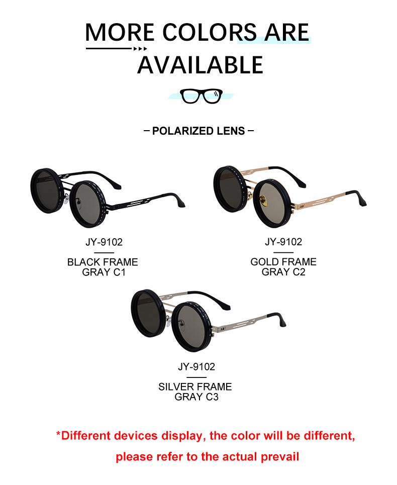 ND9Adjustable Light Reduction Sunglasses HD Polarized Fishing Sun Protection Sunglasses Manual Light Reduction Rotating Lens Glasses