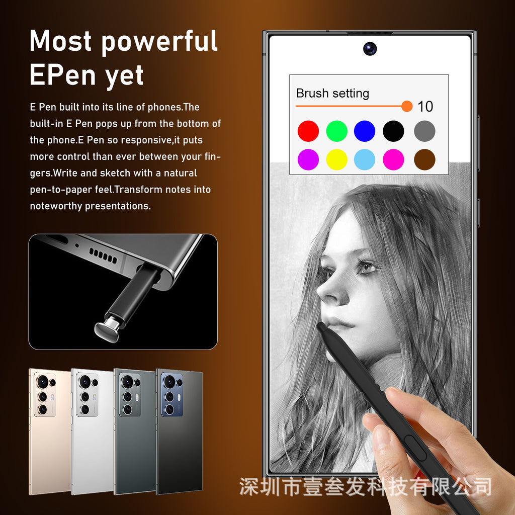 New S25 Ultra Smartphone12+512 7.3Inch Large Screen C25Ultra Mobile Phone