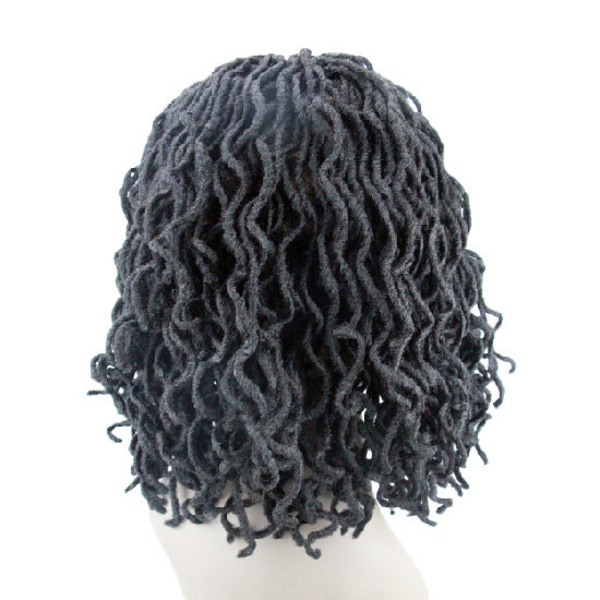Black Full Lace Synthetic Dread lock Wig For African Women