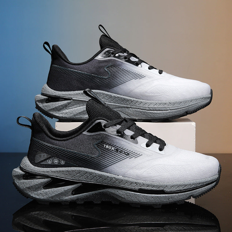 Sports Shoes Men2025New Breathable Anti-Slip Shock Absorption Sports Shoes Soft Sole Casual Lightweight Versatile Professional Fitness Shoes