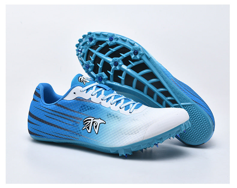 New Track and Field Spikes Men's Full Palm Carbon Plate7Student Physical Education Training Running Shoes for Long Jump and Middle Distance Running for Women