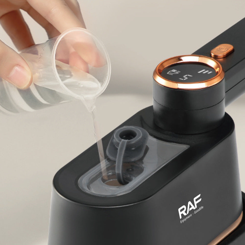 RAF EU Standard Handheld Steam Iron for Home, Business Travel, Mini Portable Garment Steamer5Gear Temperature Adjustment