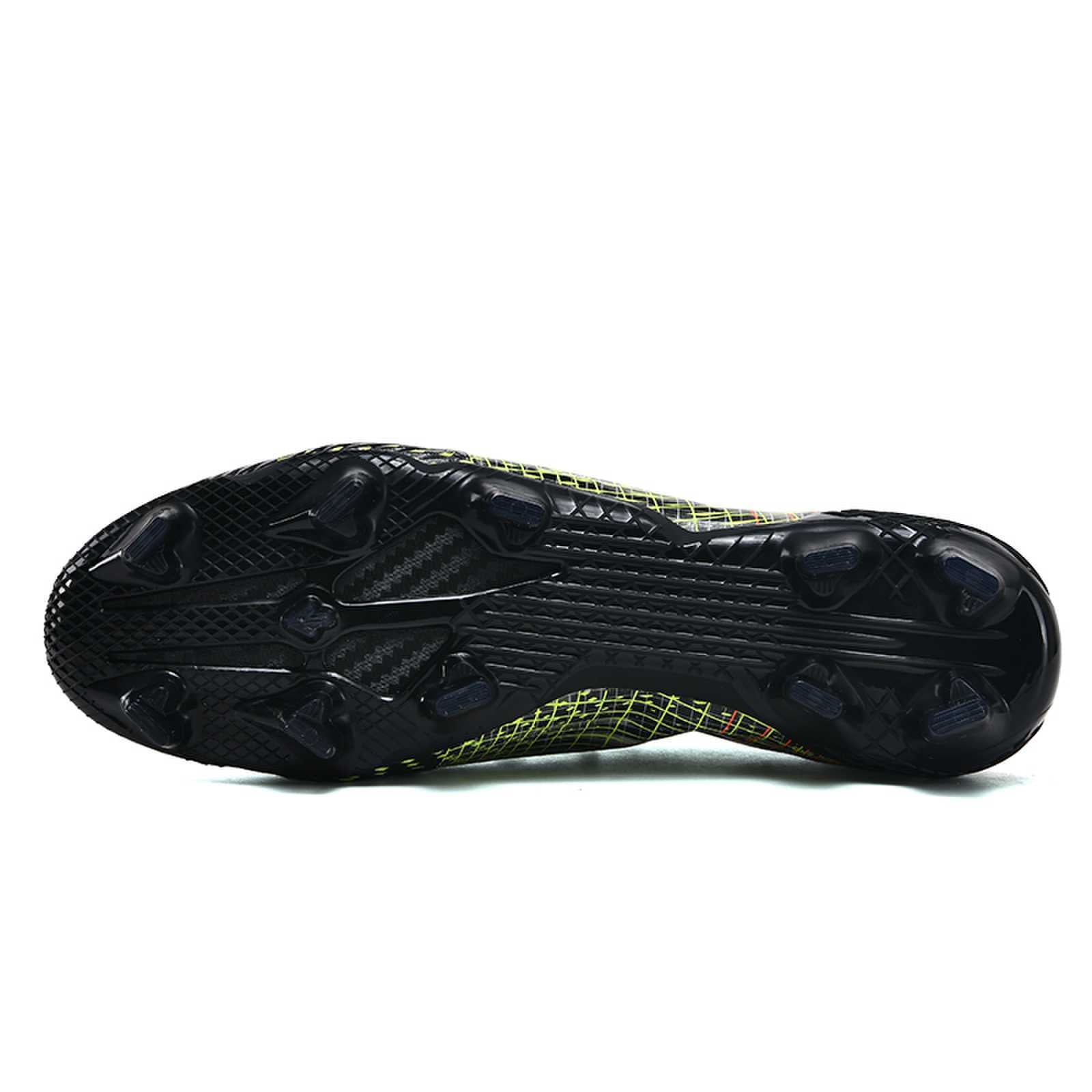 C Luo Professional High-Top Soccer Shoes Male AG Long Spike Youth Student Campus Competition Training Sneakers