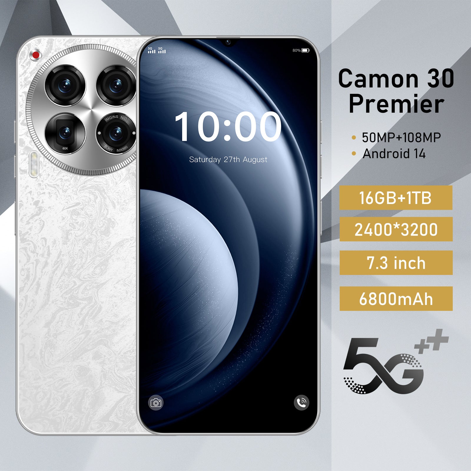 2024Exclusive Supply Camon30Smartphone Ultra HD Large Screen16+1T Large Memory Direct from Manufacturer