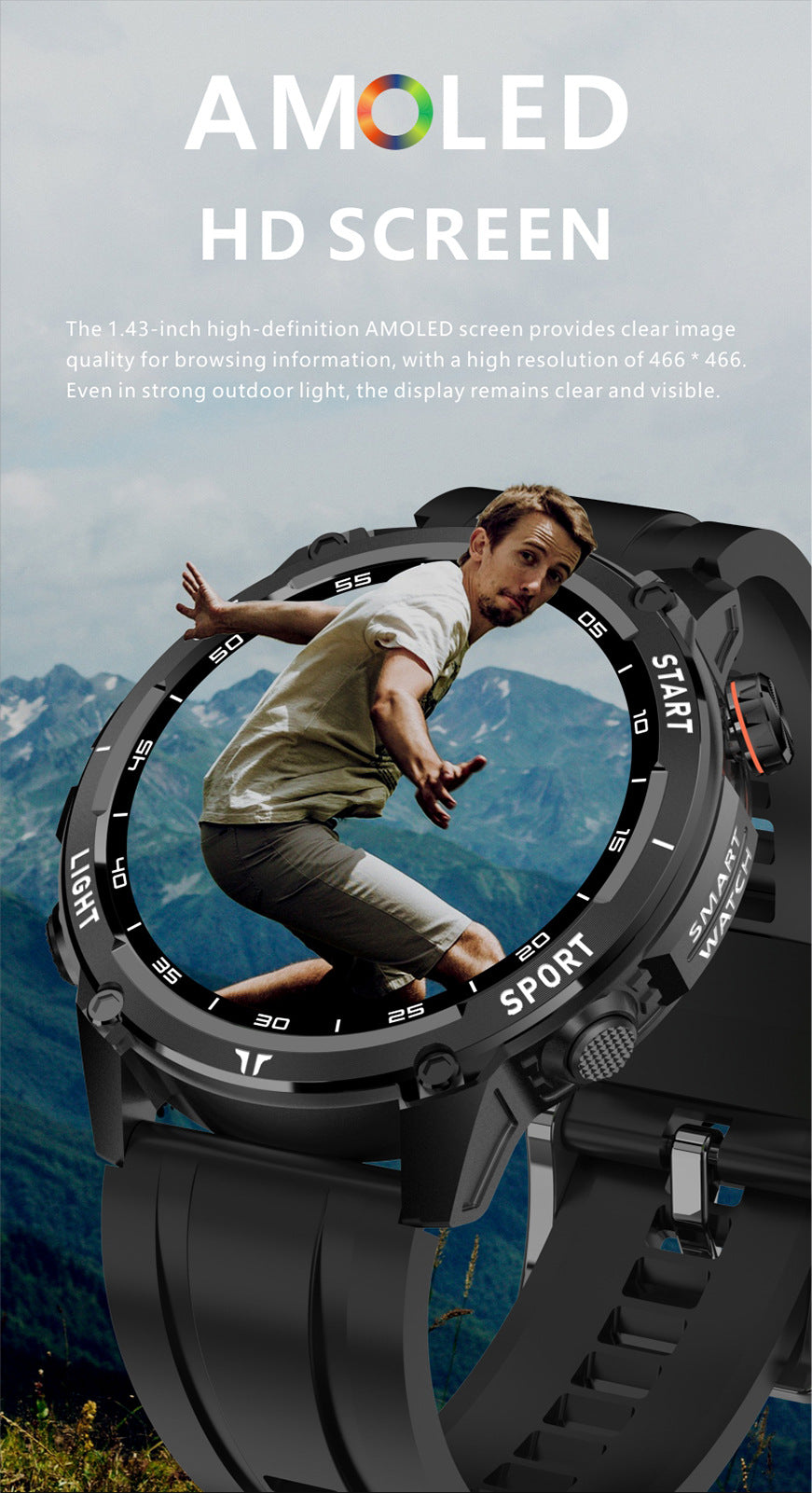 W10 Pro Smart Watch Bluetooth Call True Heart Rate Step Sleep IP68Deep Waterproof GPS Positioning and Three-Proof