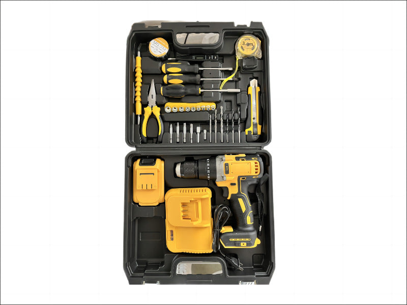 DW Source Factory791Brushless Lithium Battery Three-Function Impact High-Power Drill Set with Full Accessories