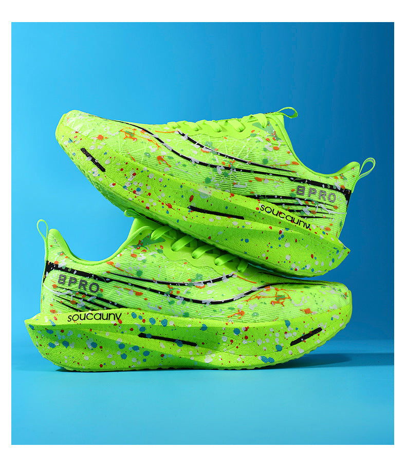 Parent-Child Cool Luminous Running Shoes Casual Fashion Men's Shoes Breathable Mesh Lightweight Comfortable Cushioned Wear-Resistant Sports Shoes