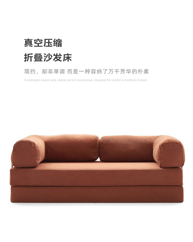 Compression Sofa Fully Detachable Washable Fabric Corduroy Modern Straight Row Sofa Lazy Compression Sofa Shipping and tax not included