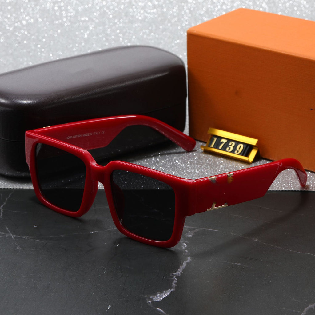 New Fashion Large Frame Square Lens Women's High-end Sunglasses European and American Trend Outdoor Sunshade Wholesale