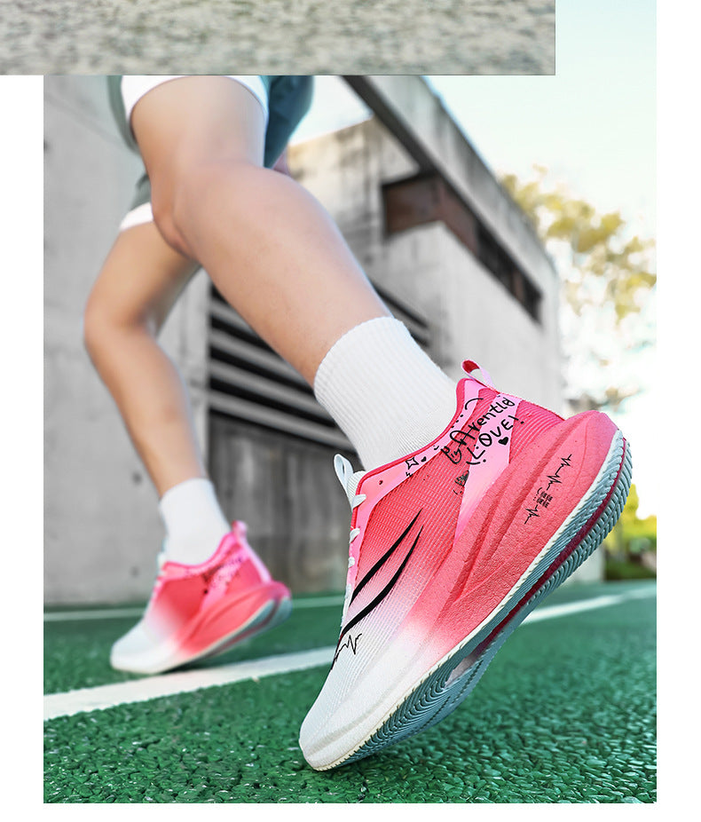 Autumn Winter New Style Feidian Carbon Plate Cushioning Rebound Sports Shoes Casual Fashion Men's Shoes Couple Breathable Comfortable Running Shoes