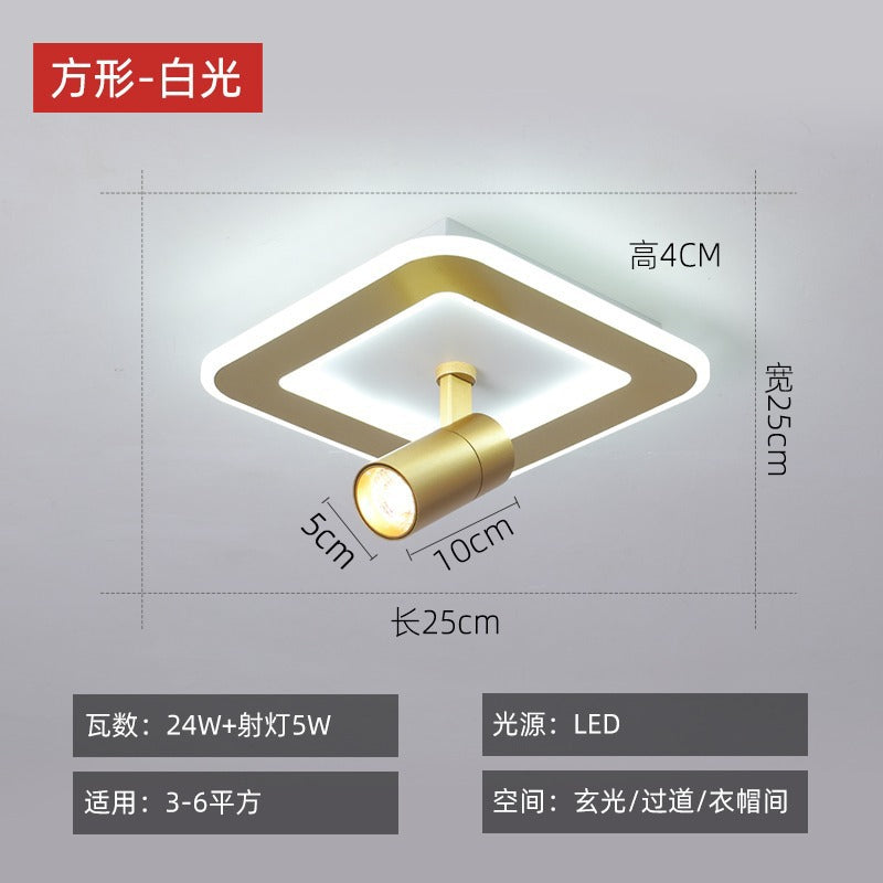 Aisle Light Corridor Light Luxury Balcony led Lamp Creative Background Wall Spotlight Simple Modern Cloakroom Ceiling Lamp