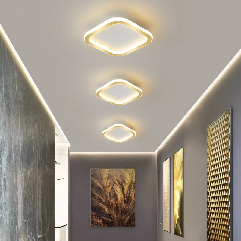 Nordic Corridor Entrance Hallway Light Simple Modern Creative Cloakroom Light led Balcony Small Ceiling Light Fixture