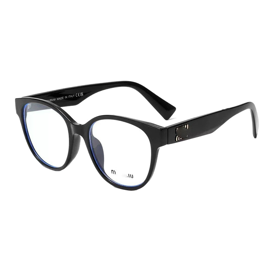 New European and American Style MM Large Frame Plain Glasses Fashion Retro Sunglasses Women Wholesale UV Protection