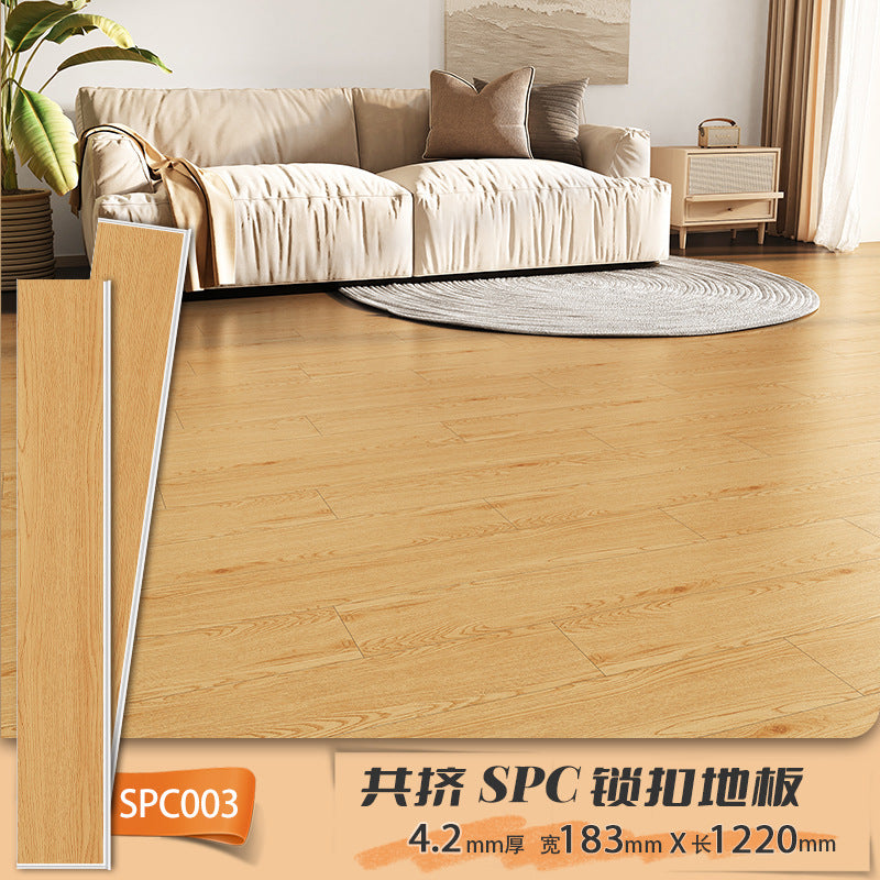Anti-Slip Waterproof Fireproof Locking Eco-Friendly Flooring Commercial Project spc Stone Plastic Locking Type PVC Stone Crystal Flooring