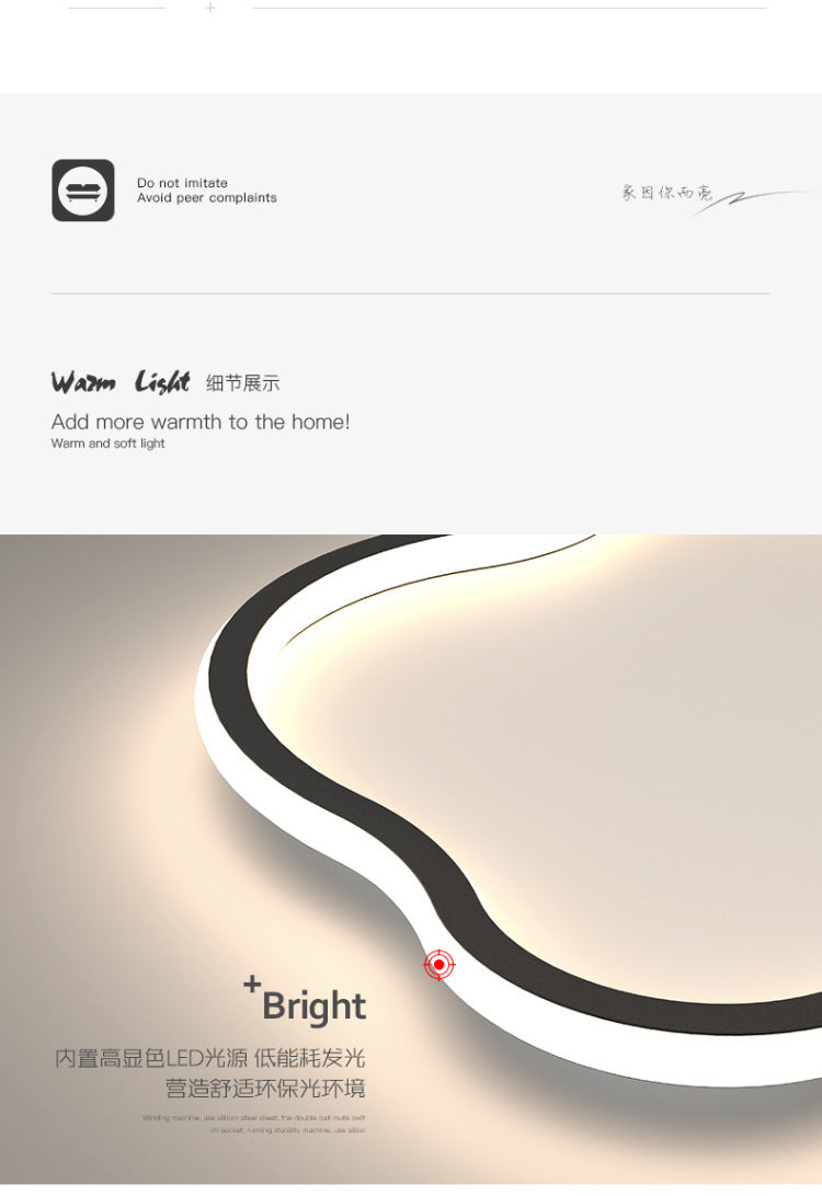 Wholesale from Zhongshan Nordic Style Bedroom Ceiling Light led Lamps Living Room Lamp Simple Modern Atmosphere Home Study Room Lamp